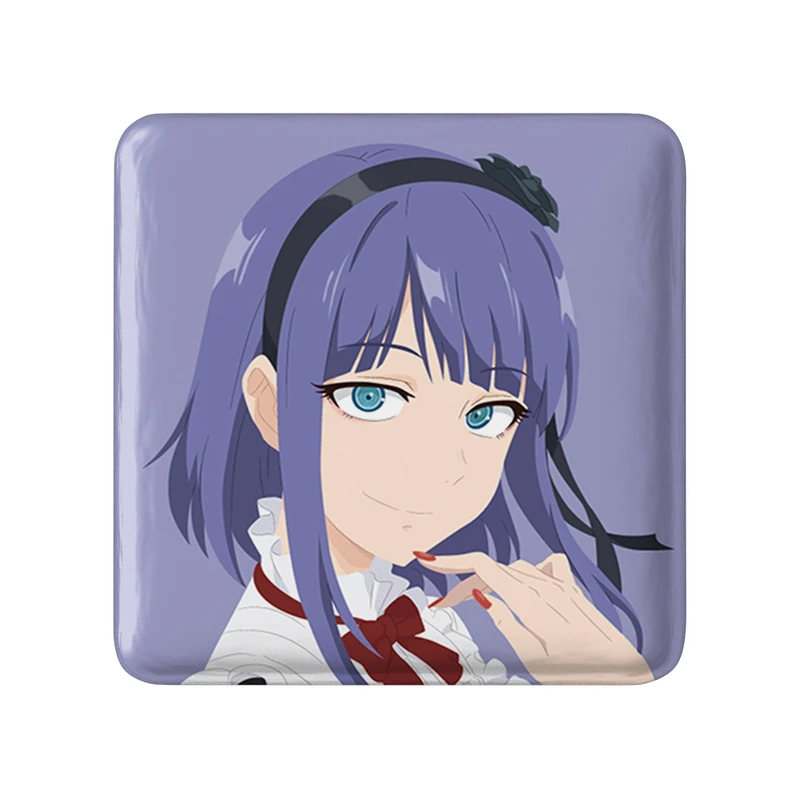 مگنت خندالو طرح شیداره انیمه داگاشی کاشی Dagashi Kashi  مدل مربعی کد 22548