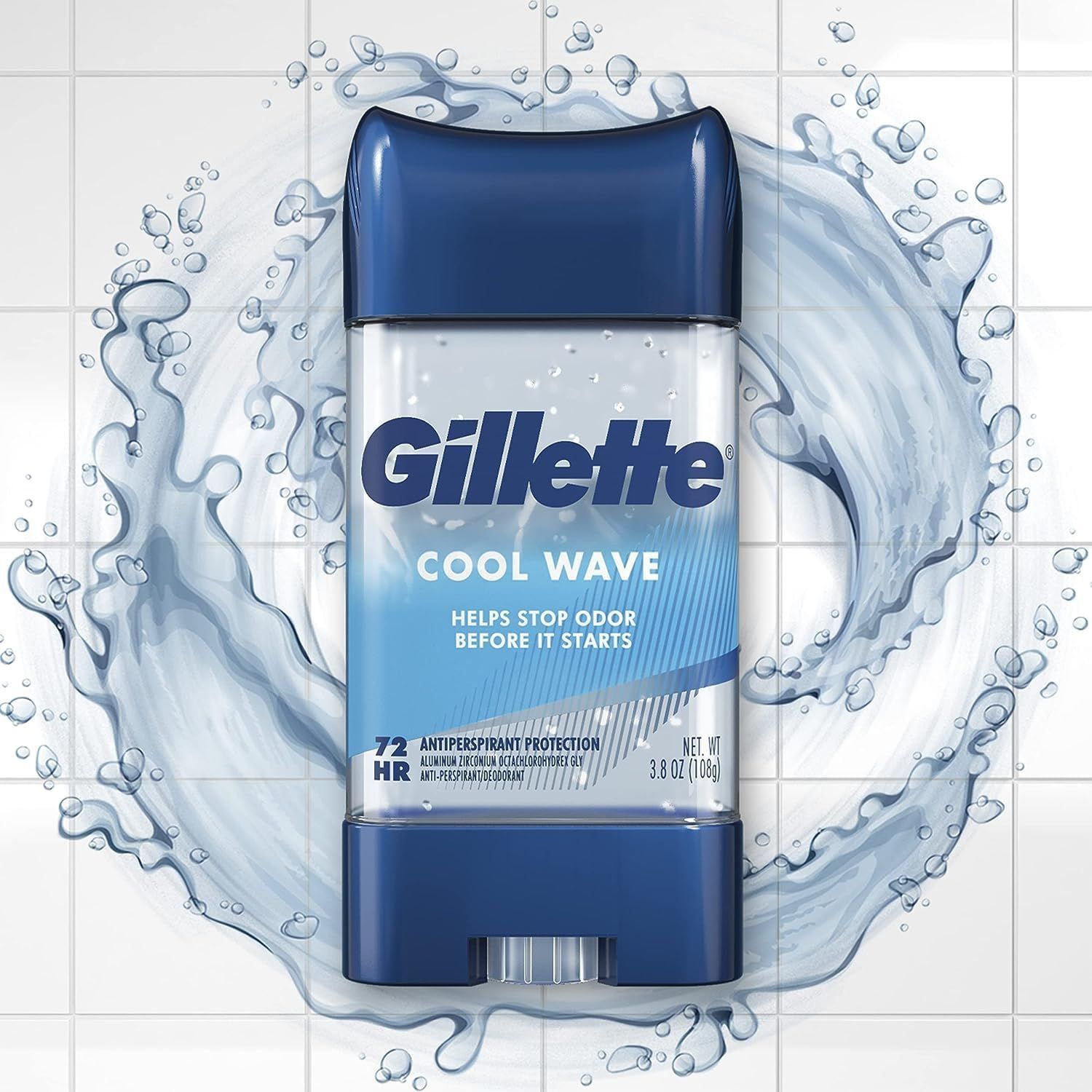 استیک ضد تعریق مردانه ژیلت مدل Cool Wave وزن 80 گرم -  - 11