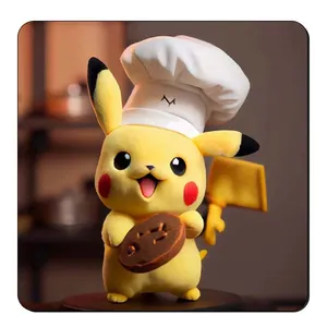  زیر لیوانی طرح پیکاچو سر آشپز کد nzl801