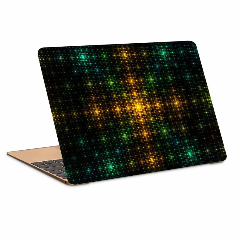 استیکر لپ تاپ طرح fractal glow colorfulکد N-193مناسب برای لپ تاپ 15.6 اینچ