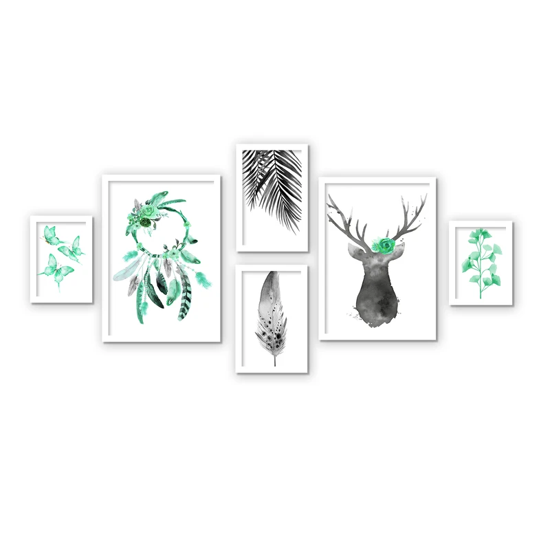 تابلو مدل بوهمین کد BG007 مجموعه 6 عددی