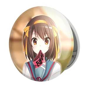 آینه جیبی خندالو طرح انیمه ناپدید شدن هاروهی سوزومیا مدل تاشو کد 24324 