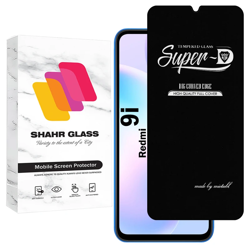 محافظ صفحه نمایش شهر گلس مدل SUPERDNSH مناسب برای گوشی موبایل شیائومی Redmi 9i 