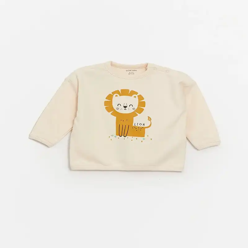 ست سویشرت و شلوار نوزادی ال سی وایکیکی مدل W3BH46Z1