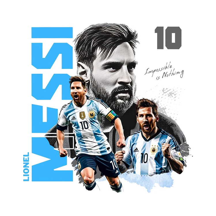 استیکر پارچه و لباس پاد آفرین مدل مسی کد 1836