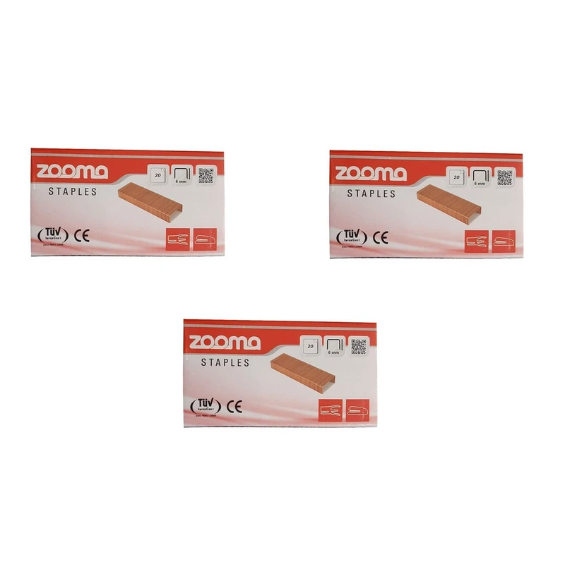 سوزن منگنه زوما مدل 24/6.1m طرح مسی کد 007 مجموعه 3000 عددی 