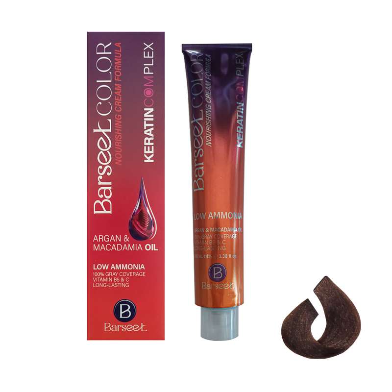 رنگ مو بارسل شماره 6.00 حجم 100 میلی لیتر رنگ بلوند طبیعی تیره قوی