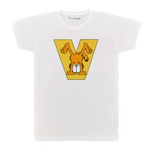 تی شرت آستین کوتاه بچگانه پرمانه طرح گارفیلد کد pmt.7627