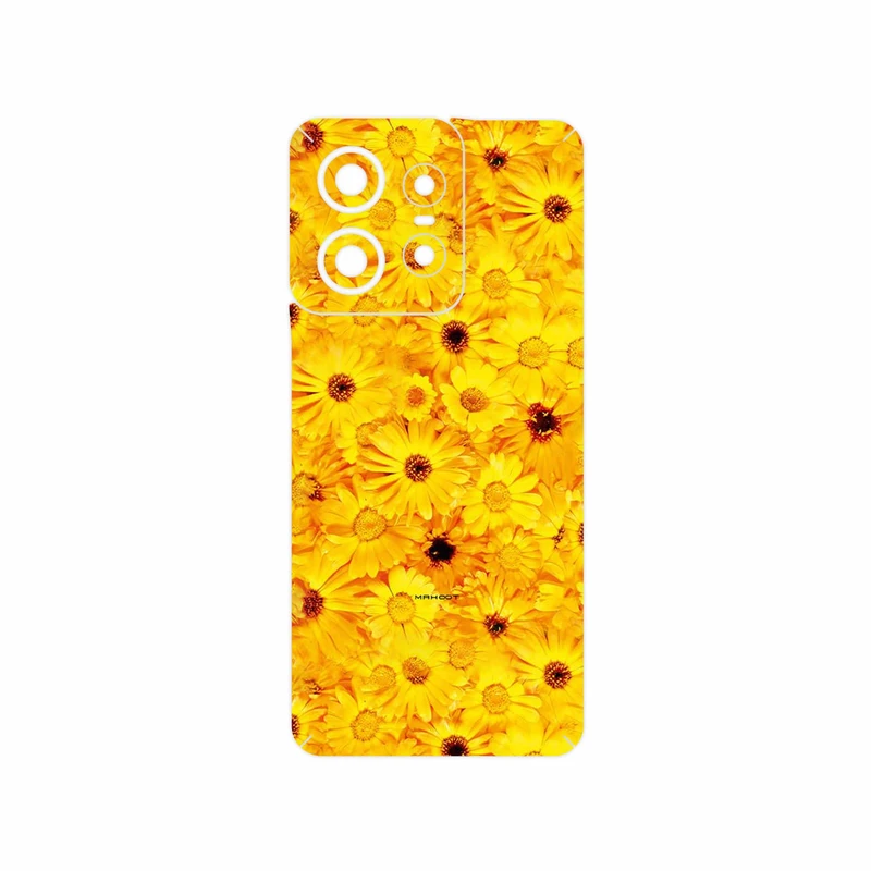 برچسب پوششی ماهوت مدل Yellow_Flower مناسب برای گوشی موبایل موتورولا Edge 50 Pro
