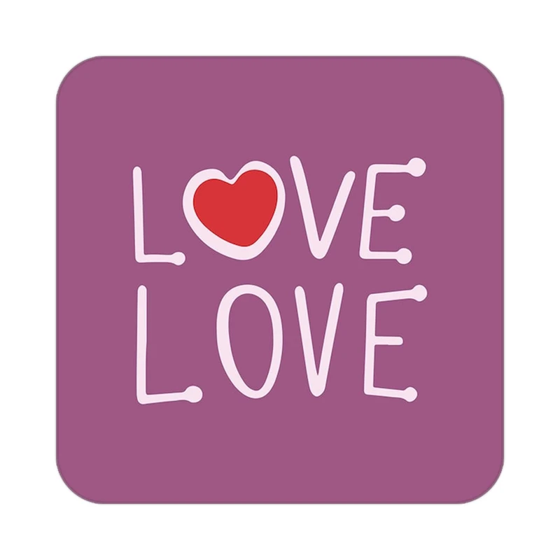 زیر لیوانی کاکتی طرح عاشقانه مدل mp37309