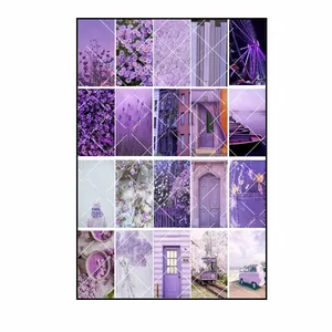  برچسب مدل برش نخورده طرح اسکرپ بوک Purplie