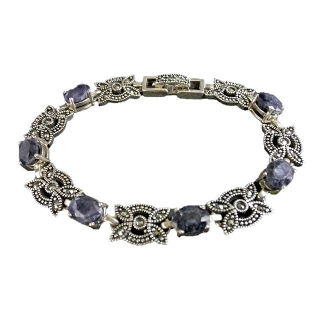 دستبند نقره زنانه مدل کبود glsr-1722