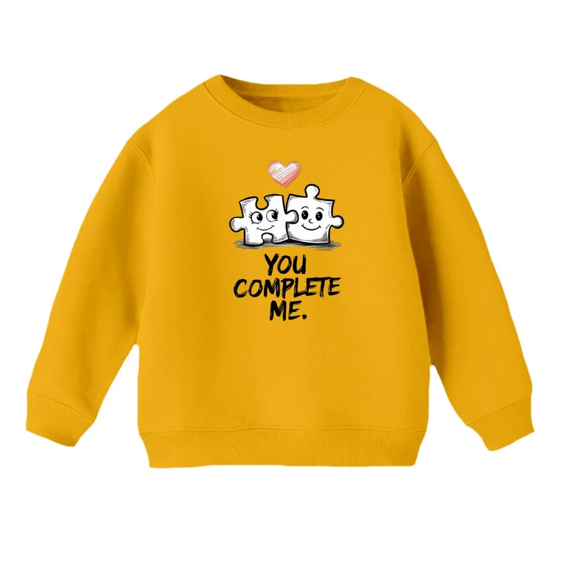 سویشرت بچگانه مدل پازل عاشق 