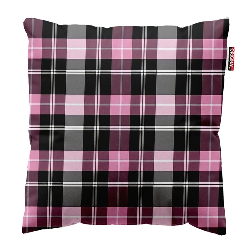 کوسن پاد آفرین طرح چهارخونه سنتی کلاسیک کد 535 سایز 30*30 سانتی متر