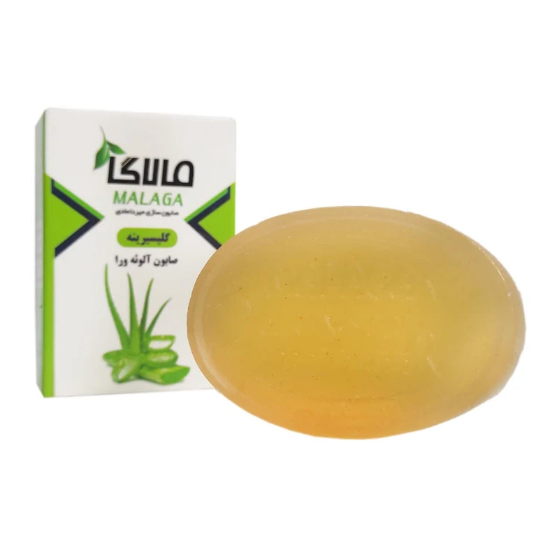 صابون شستشو مالاگا مدل آلوئه ورا وزن ۹۰ گرم
