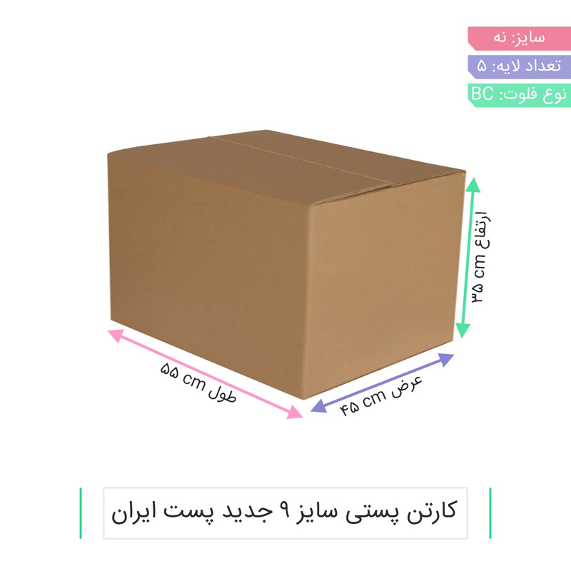 کارتن بسته بندی مدل CS-B01-29 بسته 10 عددی