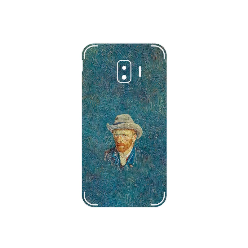 برچسب پوششی ماهوت مدل Self portrait with a gray felt hat مناسب برای گوشی موبایل سامسونگ Galaxy J2 Core