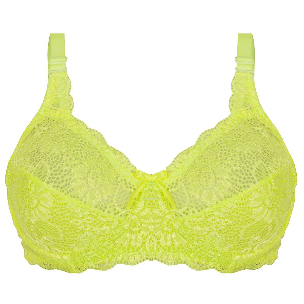 سوتین زنانه تیدامی 724 مدل گیپور فنر دار کد 340020355 رنگ سبز -  - 5