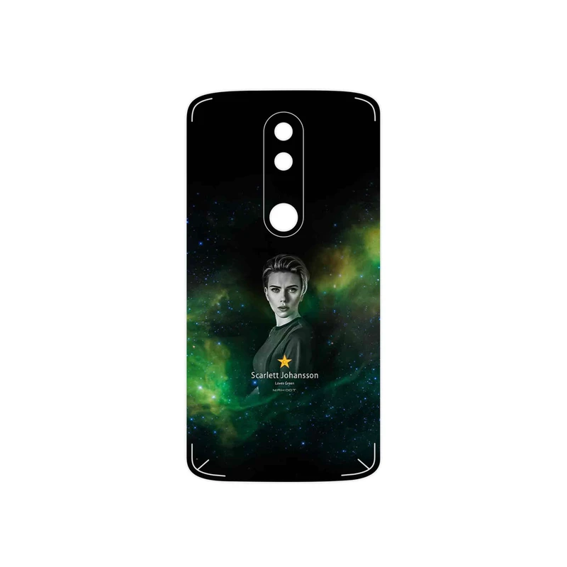 برچسب پوششی ماهوت مدل Scarlett Johansson مناسب برای گوشی موبایل موتورولا Moto X Force