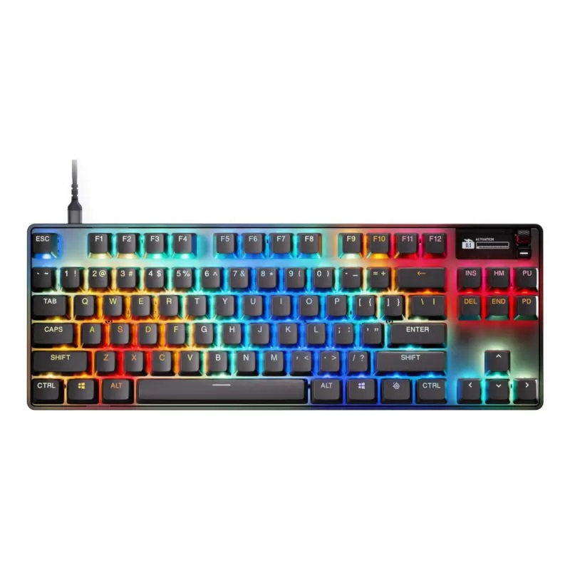 کیبورد گیمینگ با سیم استیل سریز مدل Apex Pro TKL Gen 3
