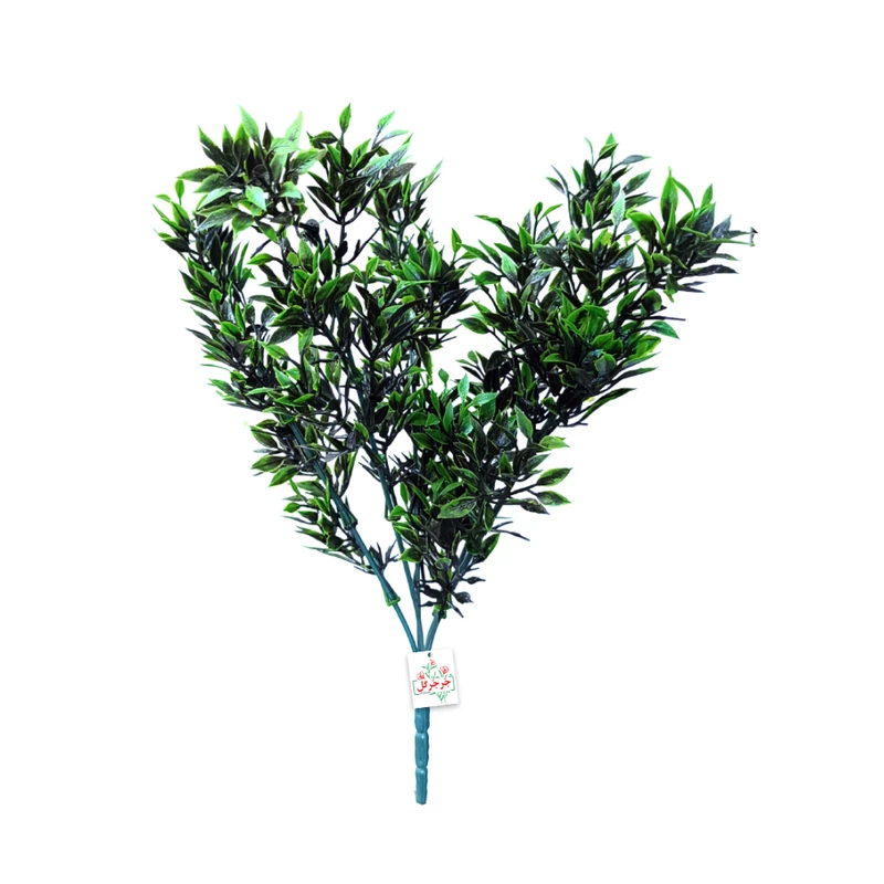 گل مصنوعی جُرجُرگل مدل بوته برگ انار کد 28