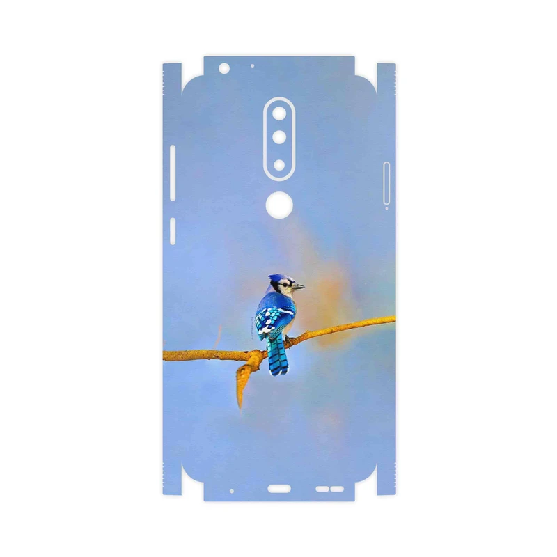 برچسب پوششی ماهوت مدل Cyanocitta cristata-FullSkin مناسب برای گوشی موبایل نوکیا 5.1 Plus