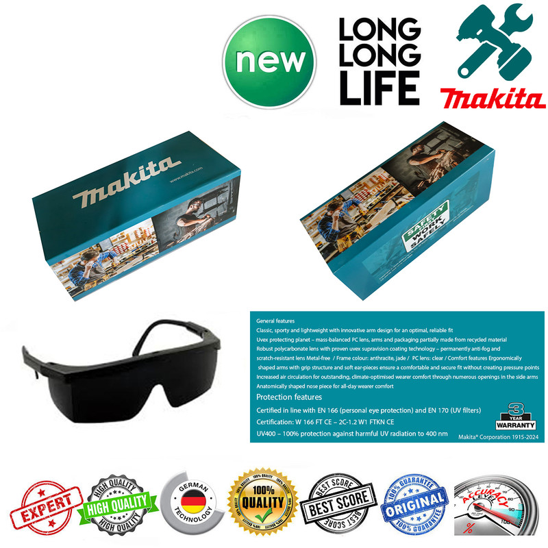 عینک ایمنی جوشکاری مدل کلاسیک Anti-fog EN207 مجموعه 4 عددی