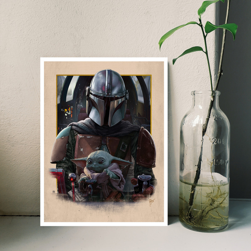 تابلو شاسی مدل ماندالوریان MANDALORIAN کد 1213