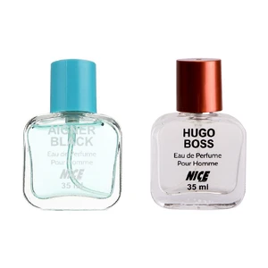 عطر جیبی مردانه نایس پاپت مدل Hugo Boss حجم 35 میلی لیتر به همراه عطر جیبی مردانه نایس پاپت مدل Aigner Black حجم 35 میلی لیتر