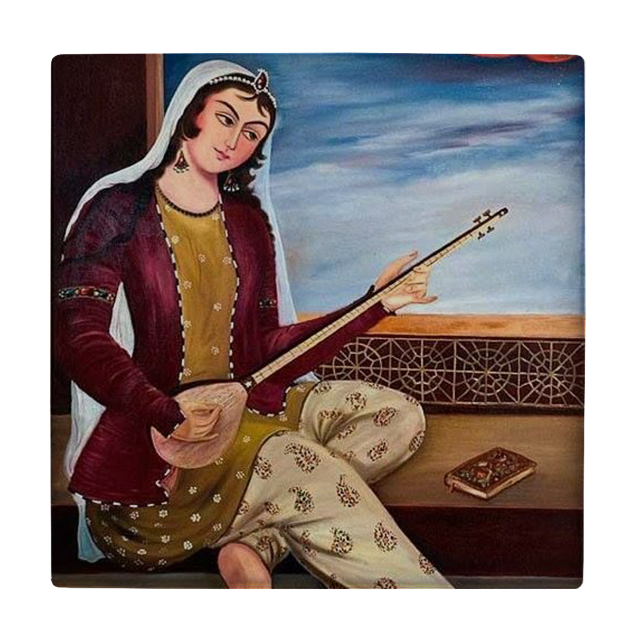 کاشی کارنیلا طرح خاتون تارنواز کد wkk5188