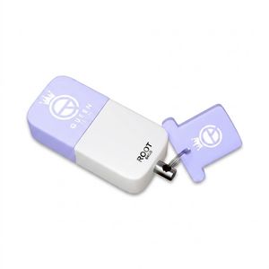 فلش مموری کوئین تک مدل ROOT ظرفیت 64 گیگابایت با رابط USB 2.0 و سرعت خواندن 25 مگابایت بر ثانیه، طراحی درپوش‌دار و بند آویز، سازگار با تمام سیستم‌عامل‌ها و دستگاه‌های مختلف