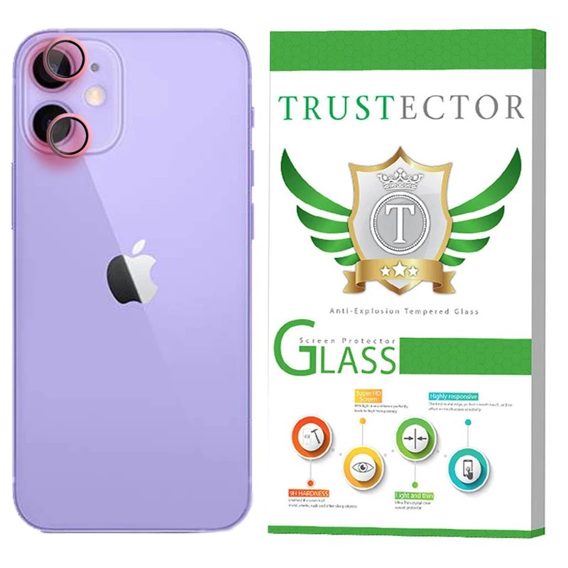محافظ لنز دوربین تراستکتور مدل LST-Glass مناسب برای گوشی موبایل اپل iPhone 12 mini
