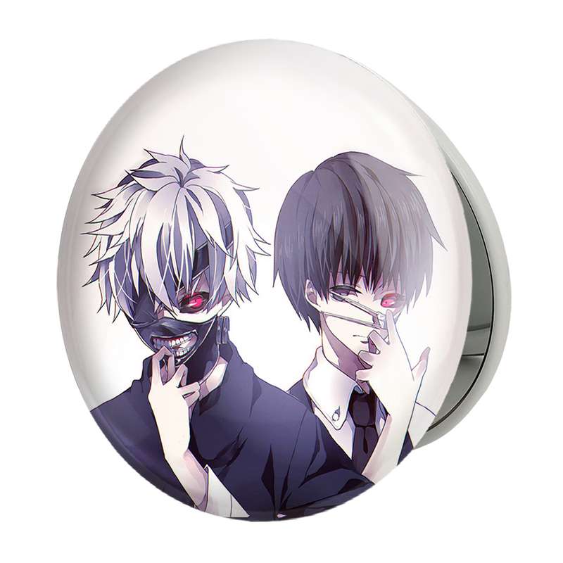 آینه جیبی خندالو طرح کانکی کن انیمه توکیو غول Tokyo Ghoul مدل تاشو کد 11904