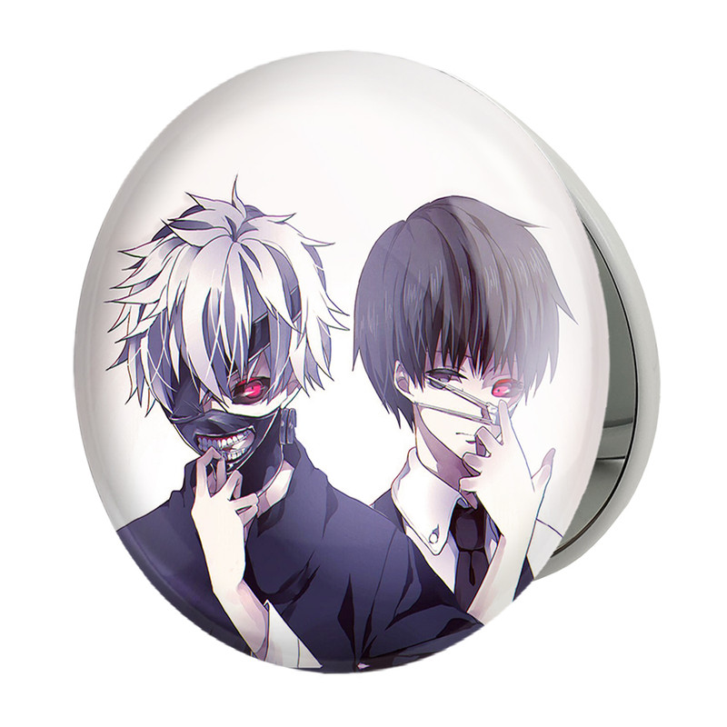 آینه جیبی خندالو طرح کانکی کن انیمه توکیو غول Tokyo Ghoul مدل تاشو کد 11904