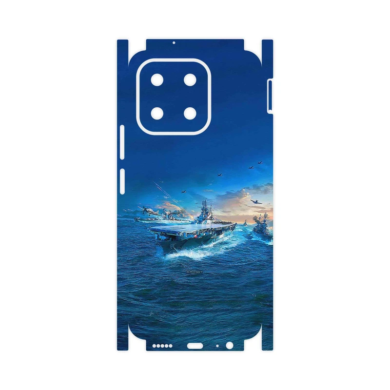 برچسب پوششی ماهوت مدل Warship-FullSkin مناسب برای گوشی موبایل آنر X6b