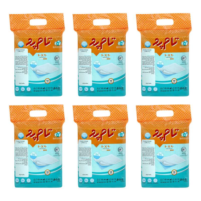 زیر انداز بیمار تام پد مدل 60905 بسته 6 عددی