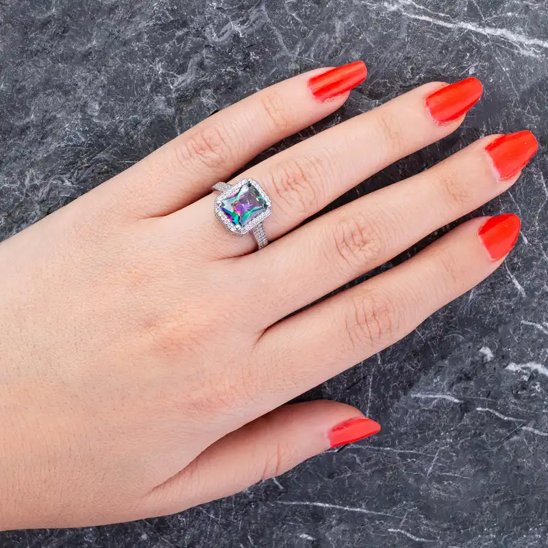 انگشتر نقره زنانه مدل کاردانو AMT_R117