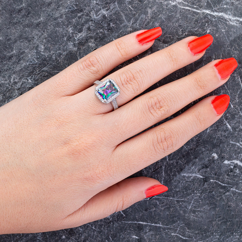 انگشتر نقره زنانه مدل AVN_R117