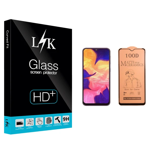 محافظ صفحه نمایش سرامیکی ال کی مدل +LITE مناسب برای گوشی موبایل سامسونگ Galaxy A10