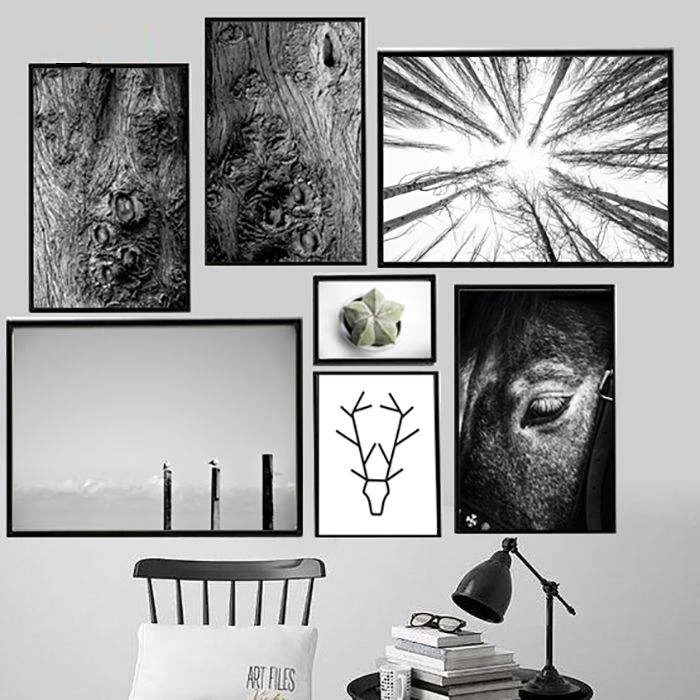 تابلو بکلیت طرح طبیعت مدل دکوراتیو B-278 مجموعه 7 عددی