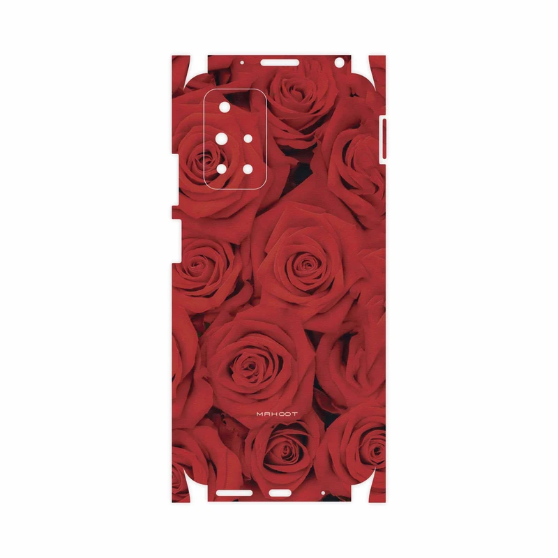 برچسب پوششی ماهوت مدل Red-Flower-FullSkin مناسب برای گوشی موبایل شیائومی Redmi 10