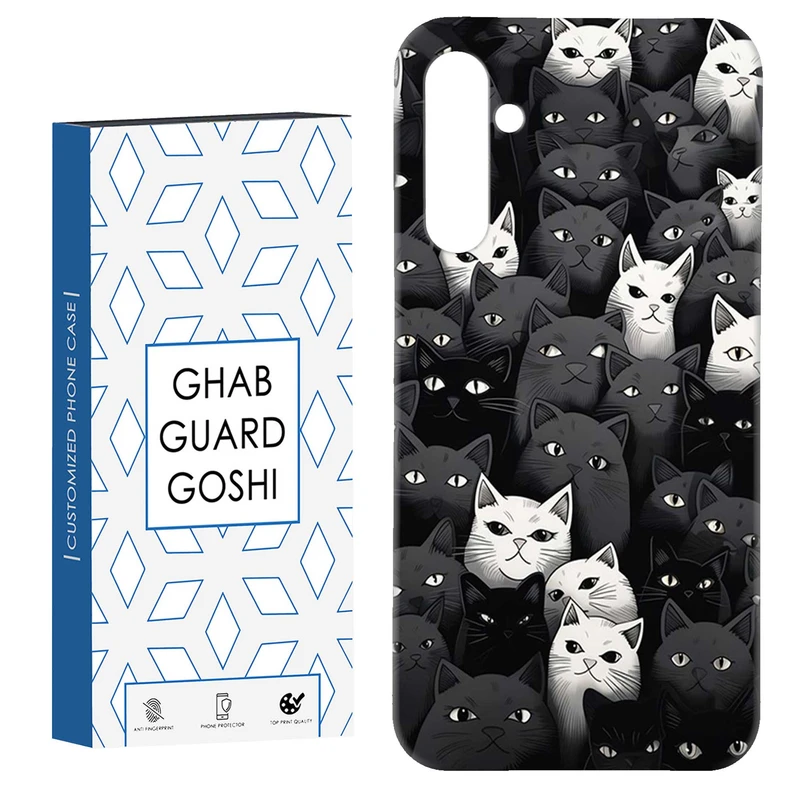 کاور قاب گارد گوشی طرح گربه کد Dimo-354 مناسب برای گوشی موبایل سامسونگ Galaxy S23 Fe