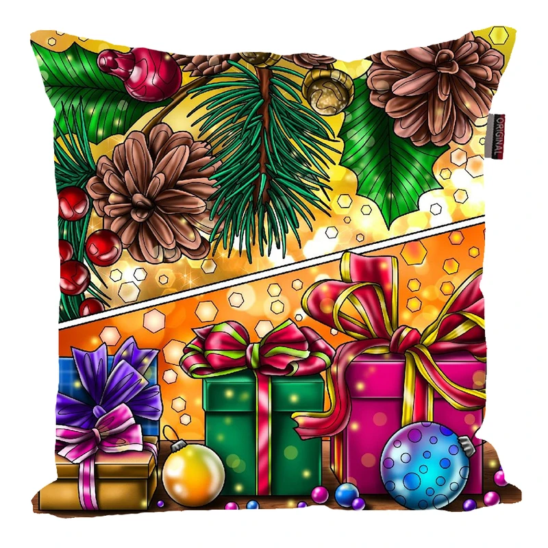 کوسن پاد آفرین مدل کریسمس طرح فانتزی کد PK40755