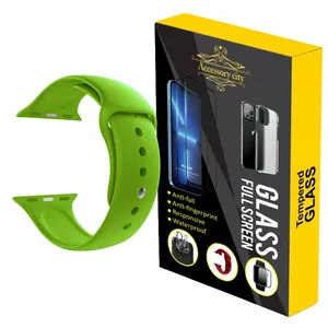 بند اکسسوری لند مدل A-Silicon مناسب برای اپل واچ 44 / 42 میلی متری