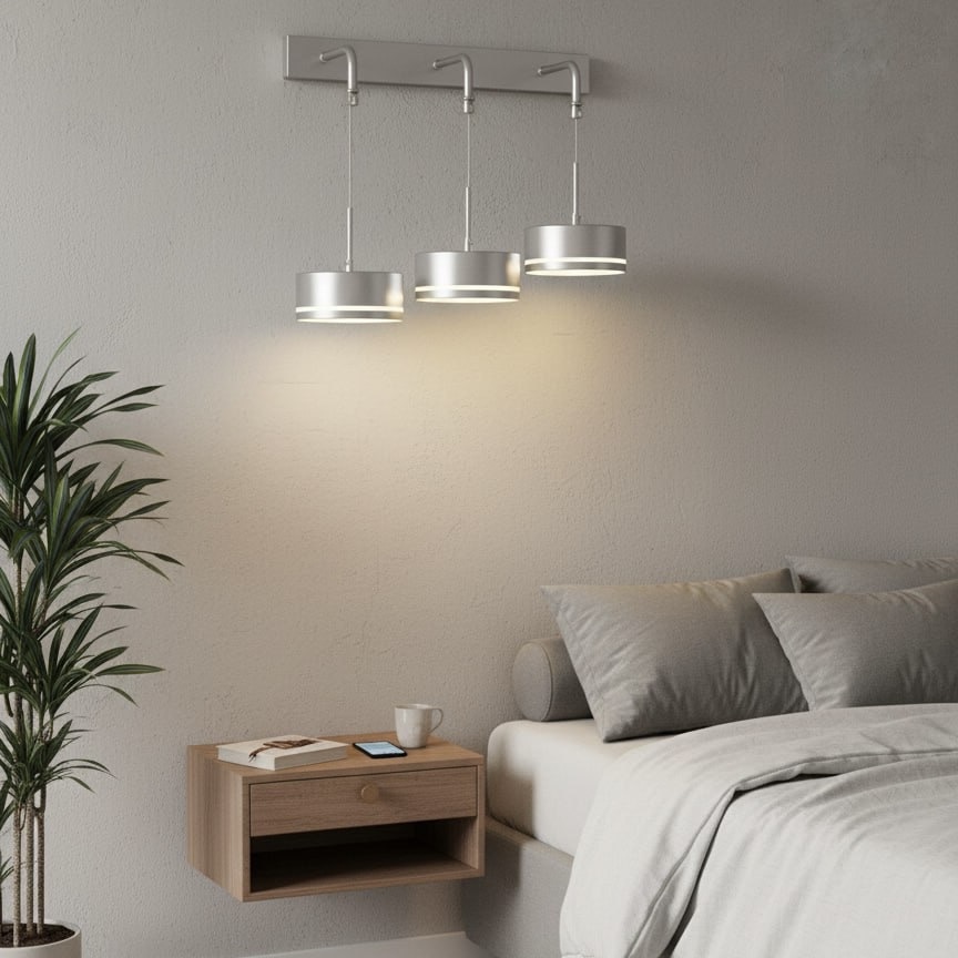 چراغ دیواری 3 شعله مدل آویز کد WD33