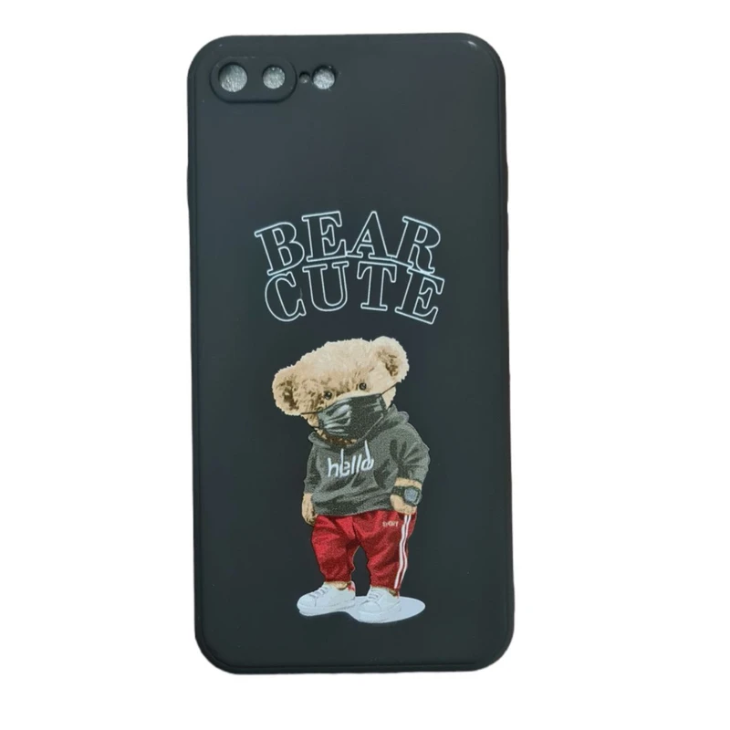 کاور مدل IMD طرح خرس کد 745 مناسب برای گوشی موبایل اپل iPhone 7 Plus / 8 Plus