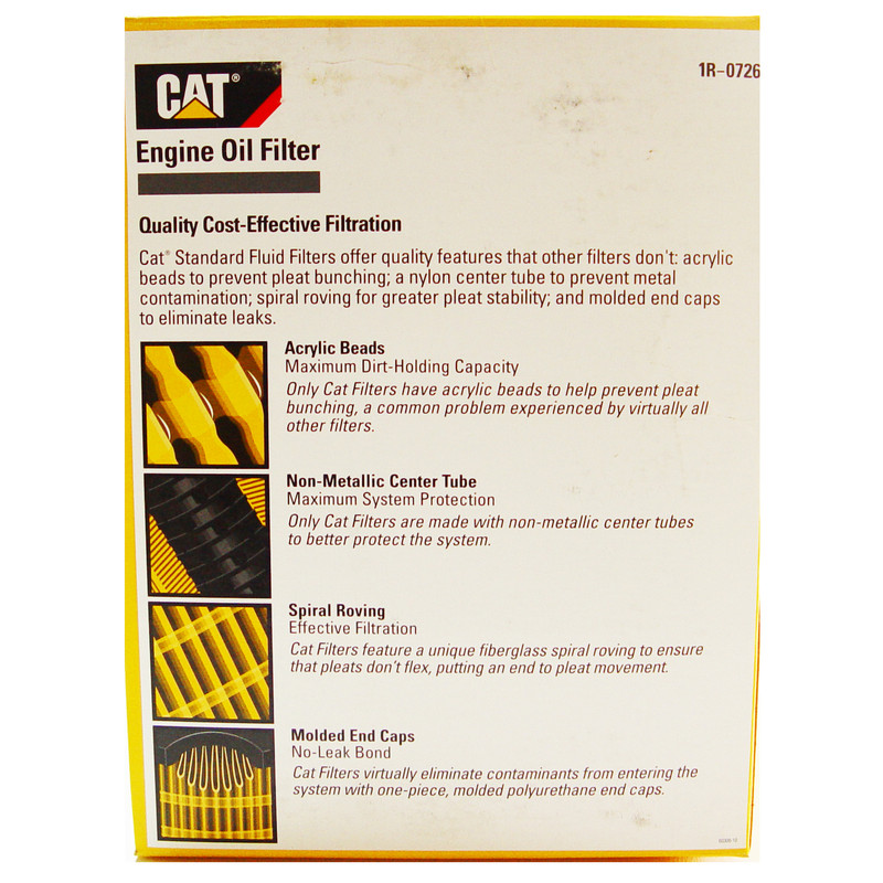 فیلتر روغن ماشین آلات کاترپیلار کد 1R0726