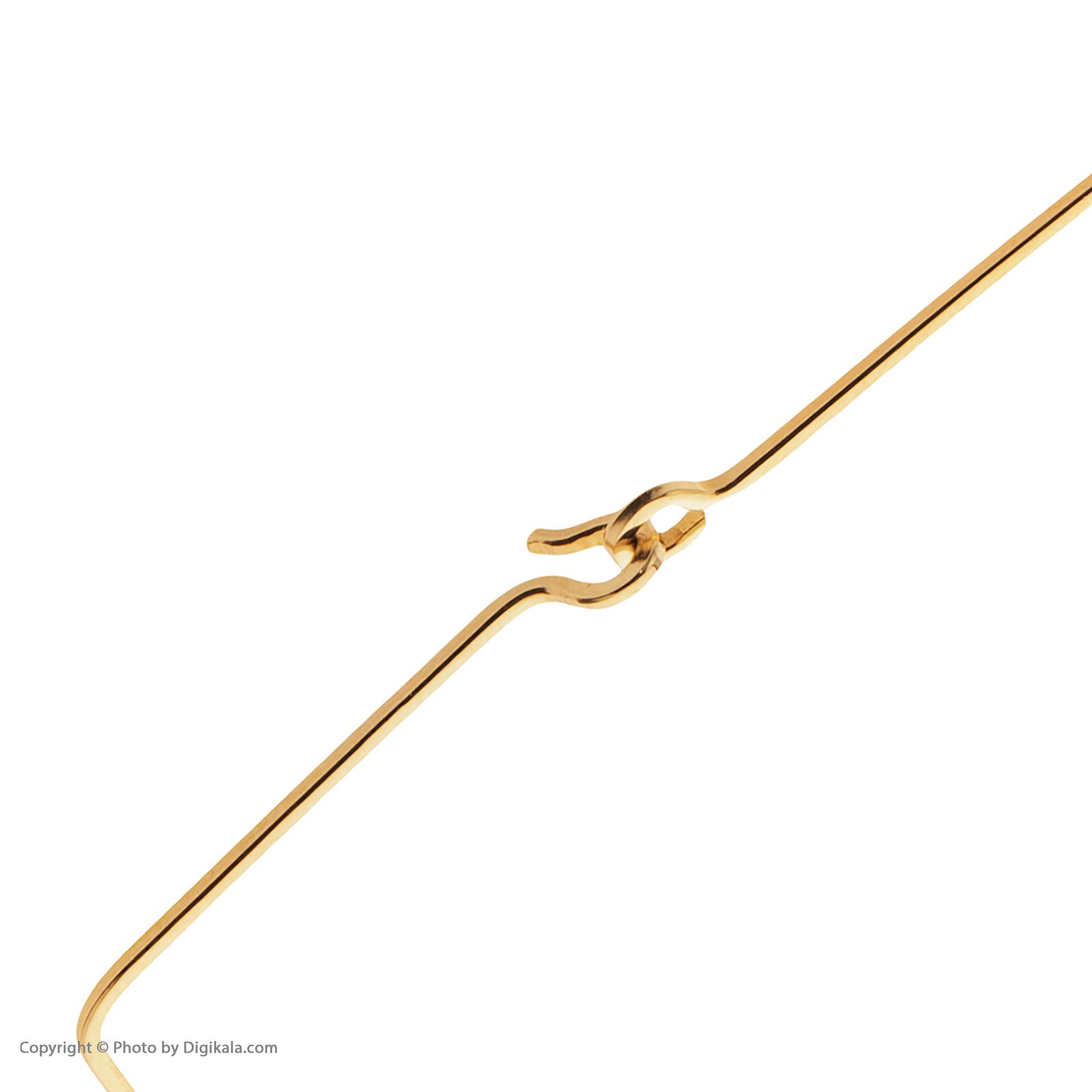 دستبند طلا 18 عیار زنانه سنجاق مدل X073108 -  - 4