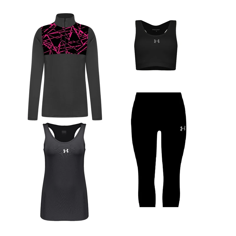 ست چهار تکه لباس ورزشی زنانه مدل 1801-9101-3101-276