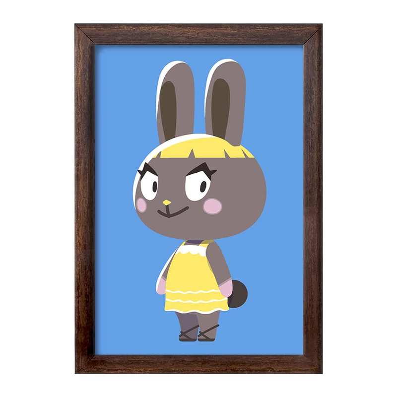 تابلو خندالو طرح بازی انیمال کراسینگ (Animal Crossing) کد 32640